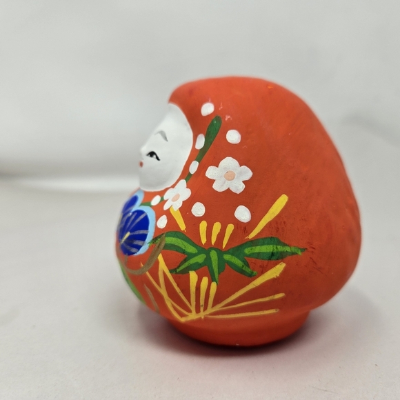 Kaga Hachiman Okiagari Handmade & Painted Figurine Lightweight Colorful Asian - Picture 3 of 9